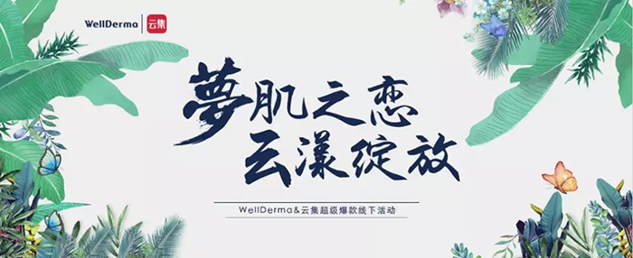 夢肌之戀，云漾綻放——WellDerma夢蝸2019新品發布會-會議會展活動策劃案例-杭州伍方會議服務有限公司