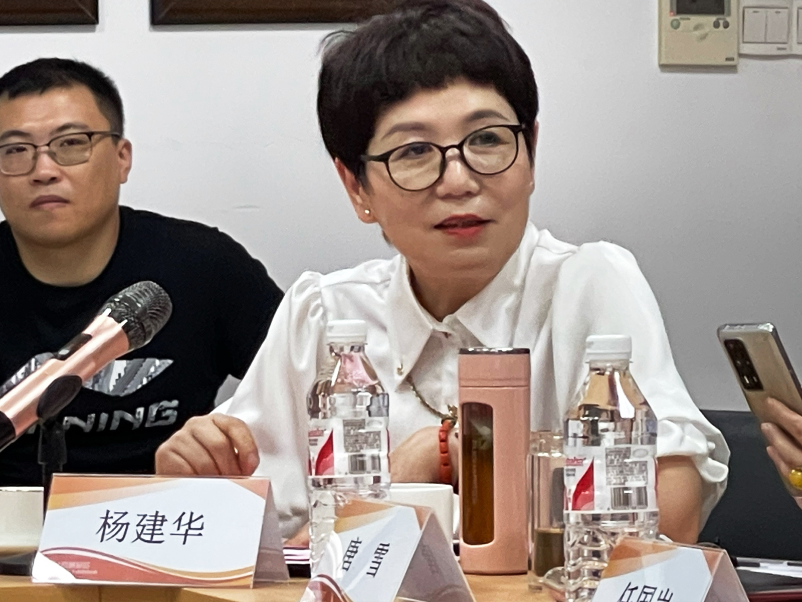 浙江省會展行業協會秘書長楊建華發言